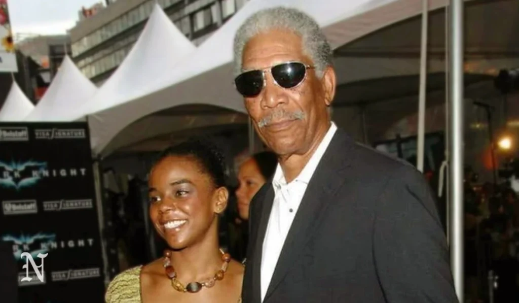 Jeanette Adair Bradshaw and Morgan Freeman