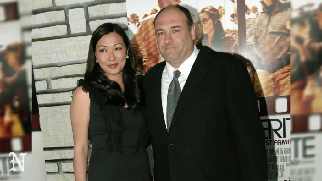 Deborah Lin and James Gandolfini