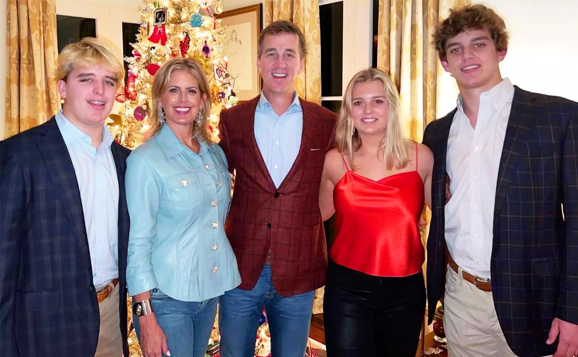 Ellen Heidingsfelder and Cooper Manning