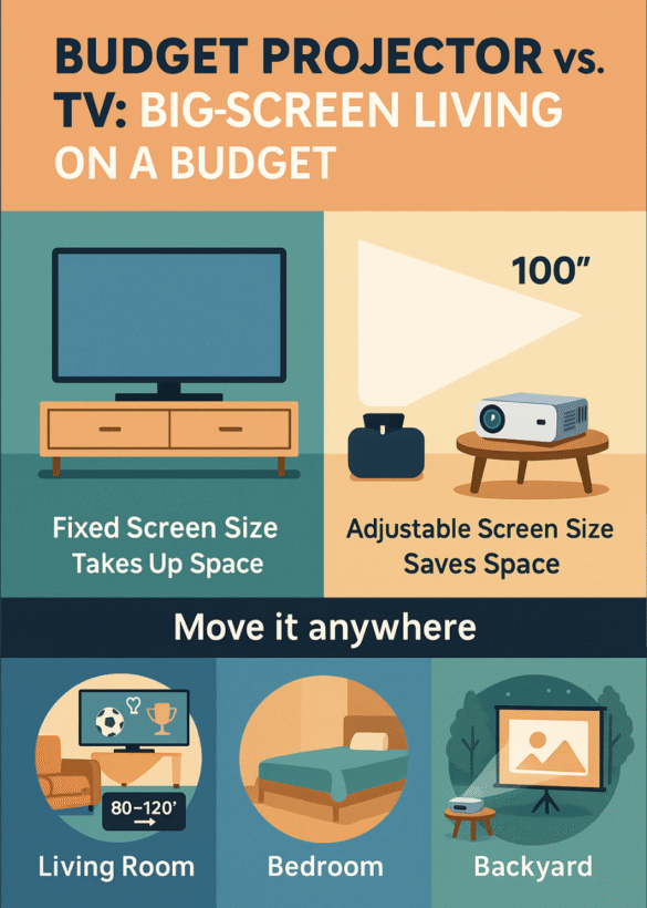 image-107 Home Projector Instead of TV