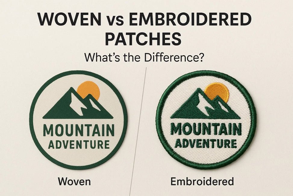 Embroidered Patches vs Woven Patches: Key Differences Explained